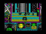 Toi Acid Game for ZX Spectrum - Some stairs heading up to the second floor...