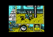 Toi Acid Game for Amstrad CPC - Drinking some rum...