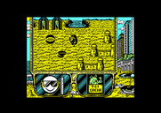 Toi Acid Game for Amstrad CPC - Sandcastles block the path in this direction.