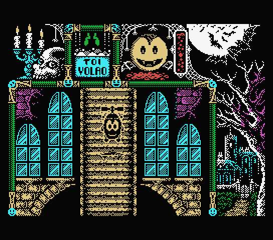 Toi Acid Game MSX Screenshot: The potion gave me the ability to fly for a short while!