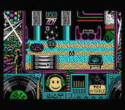 Toi Acid Game for MSX - I'm invisible after drinking something!