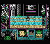 Toi Acid Game for MSX - Game start.