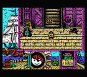 Toi Acid Game for MSX - Entering the lower level...