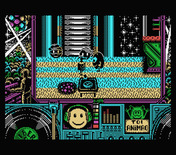 Toi Acid Game for MSX - Here's the stairs to the next level...