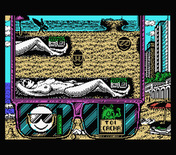 Toi Acid Game for MSX - Found some sunbathers...