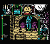 Toi Acid Game for MSX - Another staircase to head down further...