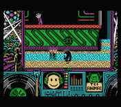 Toi Acid Game for MSX - Don't get hit by drinks falling off the bar.