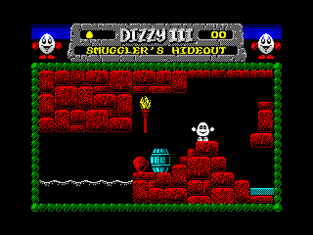 Fantasy World Dizzy ZX Spectrum Screenshot: Which way from here?