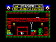 Fantasy World Dizzy for ZX Spectrum - Game start.