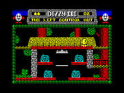 Fantasy World Dizzy for ZX Spectrum - Treasure chests! I'll need a key to unlock them...