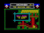 Fantasy World Dizzy for ZX Spectrum - Found another coin.