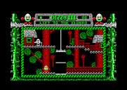 Fantasy World Dizzy for Amstrad CPC - An elevator helps you reach new platforms here.