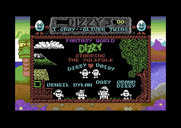 Fantasy World Dizzy for Commodore 64 - Title screen.