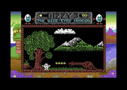 Fantasy World Dizzy for Commodore 64 - Be careful, a dragon!