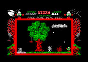 Dizzy: The Ultimate Cartoon Adventure for Amstrad CPC - Don't get hit by raindrops.