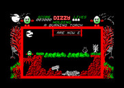 Dizzy: The Ultimate Cartoon Adventure for Amstrad CPC - Danger; be careful here!