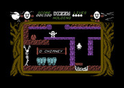 Dizzy: The Ultimate Cartoon Adventure for Commodore 64 - Avoid this ghost!