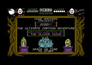 Dizzy: The Ultimate Cartoon Adventure for Commodore 64 - Title screen.