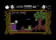Dizzy: The Ultimate Cartoon Adventure for Commodore 64 - Exploring the area...