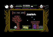 Dizzy: The Ultimate Cartoon Adventure for Commodore 64 - There doesn't seem to be a way past here, for the moment...