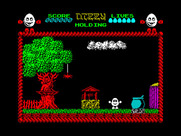 Dizzy: The Ultimate Cartoon Adventure for ZX Spectrum - Game start.