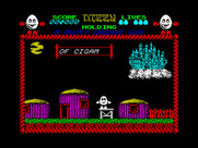 Dizzy: The Ultimate Cartoon Adventure for ZX Spectrum - Picked up a mucky grease gun.