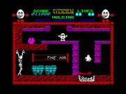 Dizzy: The Ultimate Cartoon Adventure for ZX Spectrum - Look out, it's a ghost!