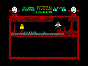 Dizzy: The Ultimate Cartoon Adventure for ZX Spectrum - Be careful of this moving floor!