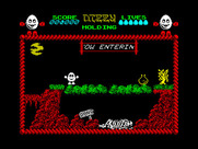 Dizzy: The Ultimate Cartoon Adventure for ZX Spectrum - Hmm, is this bridge safe?