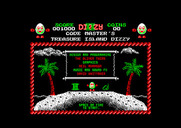 Treasure Island Dizzy for Amstrad CPC - Title screen.