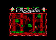 Treasure Island Dizzy for Amstrad CPC - Watch out for the cages; if they catch Dizzy it's game over.