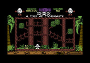 Treasure Island Dizzy for Commodore 64 - Time to explore treehouses...