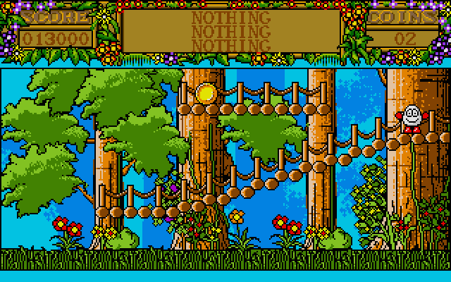 Treasure Island Dizzy Atari ST Screenshot: Another coin!
