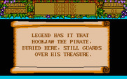 Treasure Island Dizzy for Atari ST - Reading a sign; legend has it...