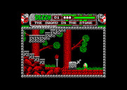 Magicland Dizzy for Amstrad CPC - The sword in the stone.