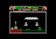 Magicland Dizzy for Amstrad CPC - Ghosts in the haunted swamp.