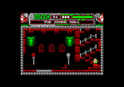 Magicland Dizzy for Amstrad CPC - Entering the castle.