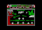 Magicland Dizzy for Amstrad CPC - Title screen.