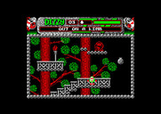 Magicland Dizzy for Amstrad CPC - That monkey is throwing things at me!