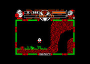 Spellbound Dizzy for Amstrad CPC - Falling into a deep pit...
