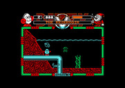 Spellbound Dizzy for Amstrad CPC - Swimming in the reservoir.