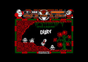 Spellbound Dizzy for Amstrad CPC - Title screen.