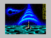 Solar Empire for ZX Spectrum - Loading screen.