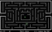 Pac-Gal for IBM PC/Compatibles - You can chase your opponents when they are green.