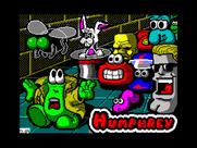 Humphrey for ZX Spectrum - Loading screen.