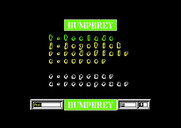 Humphrey for Amstrad CPC - Main menu.