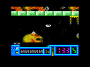 Netherworld for ZX Spectrum - Starting the game on level 5.