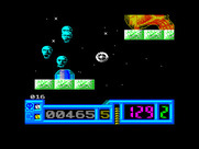Netherworld for ZX Spectrum - Those blue skulls are deadly, avoid them...