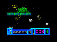 Netherworld for ZX Spectrum - The yellow bubbles are deadly, avoid them!