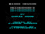 Netherworld for ZX Spectrum - Title screen.